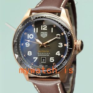 Tag Heuer Autavia Men 43mm WBE5190.FC8268-001 Leather Strap: Genuine vs. Replica