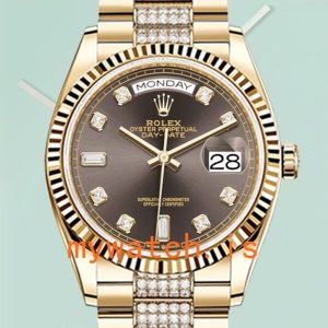 Rolex Day-Date Mens 36mm m128238-0024 Brown Dial: A Timeless Masterpiece