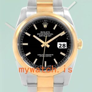 Rolex Datejust Mens 36mm 116203BKSO Oyster Bracelet Automatic: Genuine vs. Replica Analysis