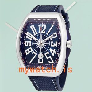 Franck Muller Vanguard 45mm Mens 45SCYACHTBLU Blue Dial: A Masterpiece of Luxury Watchmaking