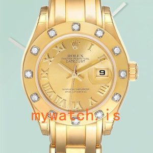 Rolex Pearlmaster 80318 29mm Ladies Automatic Stainless Steel With Diamonds: A Timeless Elegance