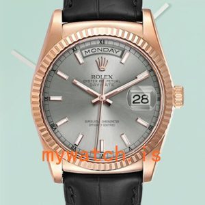 Rolex Day-Date Mens 118135 36mm Grey Dial: Authentic vs. Replica Analysis