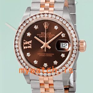 Rolex Datejust Ladies 28mm m279381rbr-0003 Silver-tone Chocolate Dial: A Comprehensive Analysis