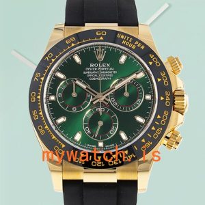 Rolex Daytona 40mm 116518 Mens Gold-tone Green Dial: Genuine vs. Replica Analysis