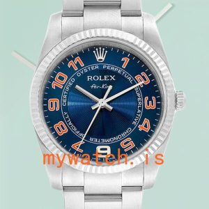 Rolex Air-King 36mm Mens 114234BLAO Stainless Steel: Genuine vs. Replica Analysis