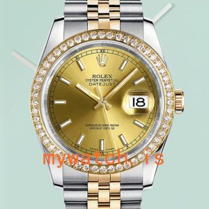 Rolex Datejust 36mm 116243CSJ Mens Silver-tone: Genuine vs. Replica