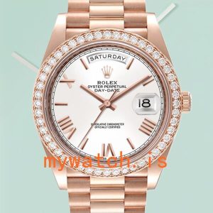 Rolex Day-Date Mens 40mm m228345rbr-0012 White Dial: A Symbol of Prestige and Precision