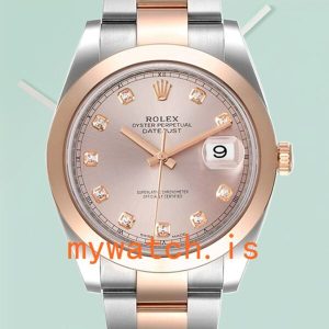 Rolex Datejust M126301-0007 41mm Mens Pink Dial Silver-tone: A Timeless Classic