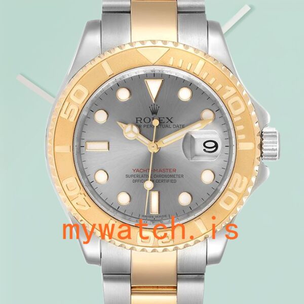 Rolex Yacht-Master 40mm Mens 16623-78763 Silver-Tone: Genuine vs. Replica